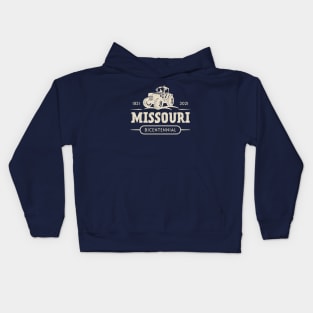 Missouri Bicentennial 1821-2021 200th Anniversary Tractor Kids Hoodie